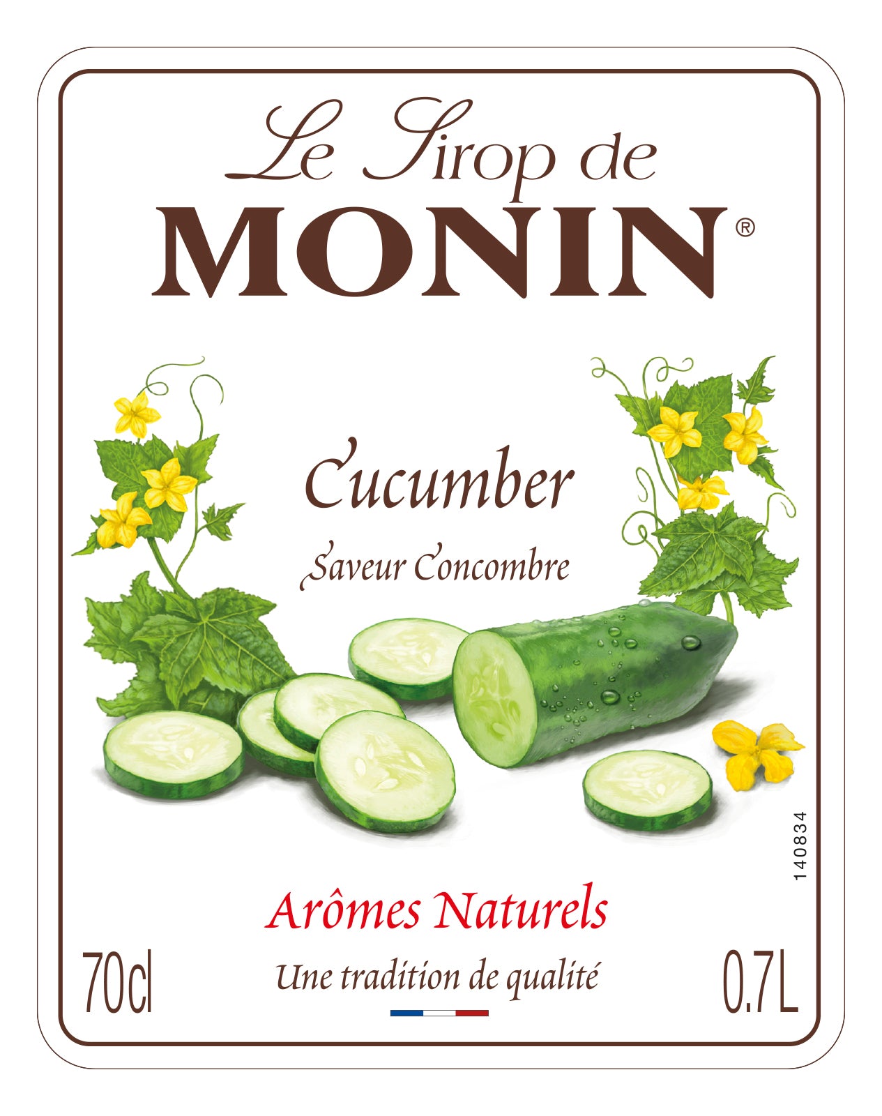 Monin Cucumber Syrup 70cl