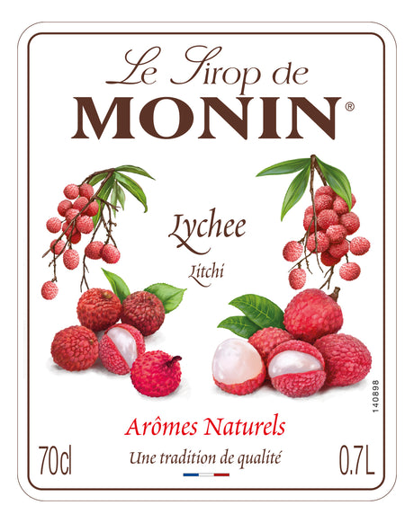 Monin Lychee Syrup 70cl