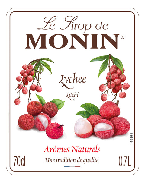 Monin Lychee Syrup 70cl