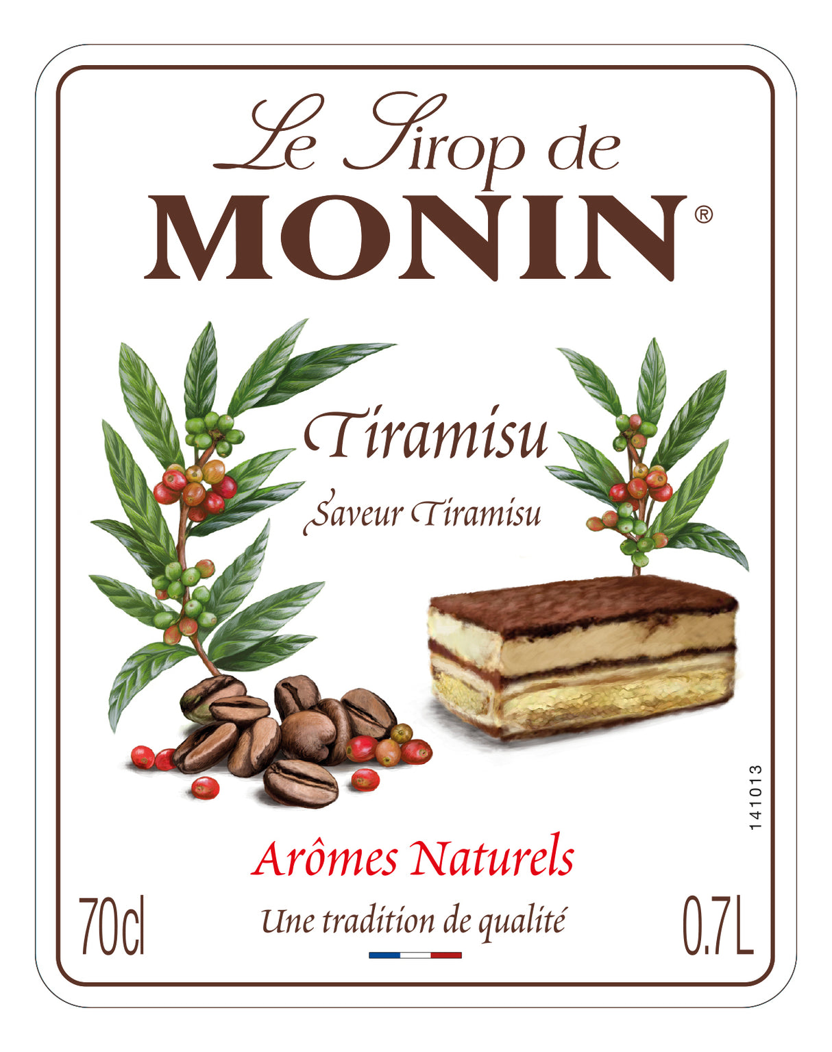 Monin Tiramisu Syrup 70cl