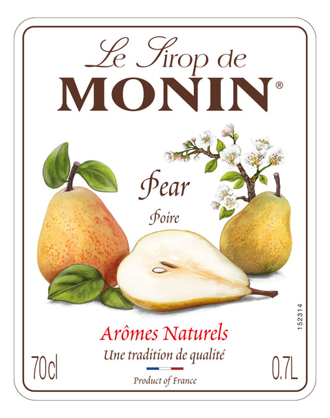 Monin Pear Syrup 70cl