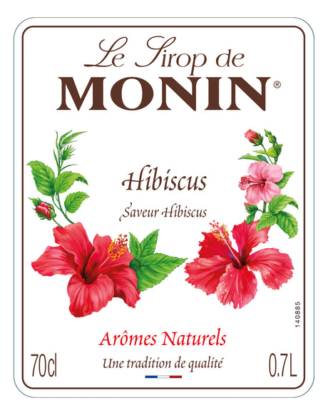 monin syrup bottle label