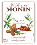 Monin Gingerbread Syrup 1 Ltr