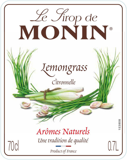 Monin Lemongrass Syrup 70cl