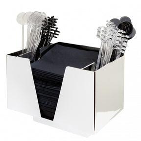 3 Part Bar Organiser Chrome