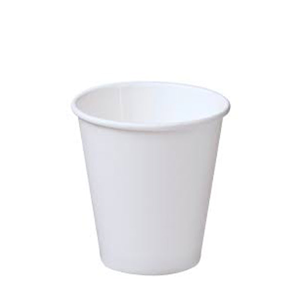 Single Wall White Takeaway Cup 8oz 1000pk