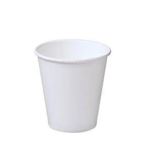 Single Wall White Takeaway Cup 8oz 1000pk