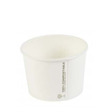 Soup Container Biodegradable White 16oz 500pk