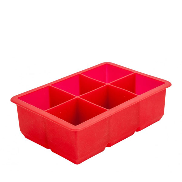 6 Cavity Silicone Ice Cube Mould 2inch Square