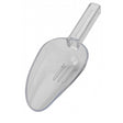 7oz Plastic Drainer Scoop Clear