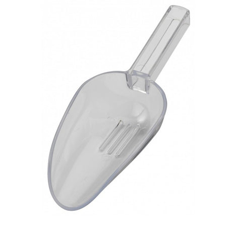 7oz Plastic Drainer Scoop Clear