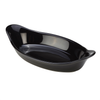 GenWare Stoneware Black Oval Eared Dish 16.5cm/6.5"