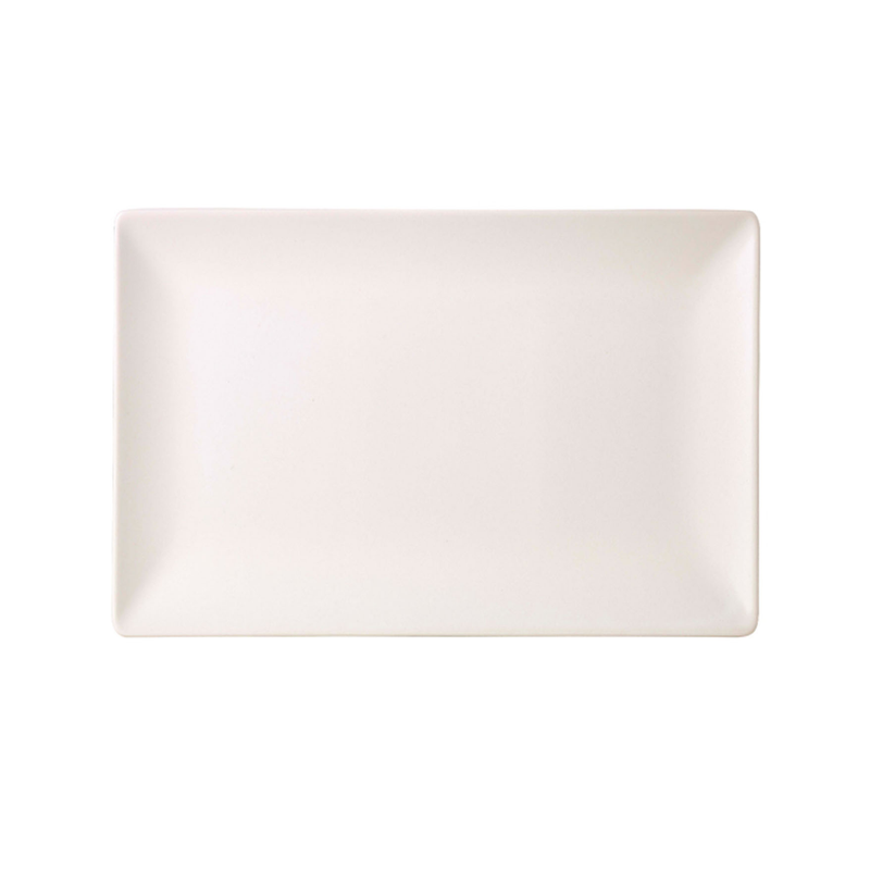 Luna Stoneware White Rectangular Plate 30 x 20cm/12 x 8