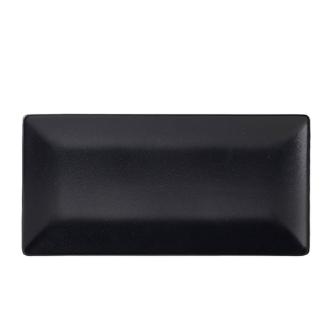 Luna Stoneware Black Rectangular Plate 30 x 15cm/12 x 6"