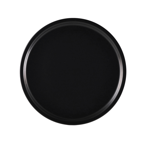 Luna Stoneware Black Pizza Plate 33cm/13"