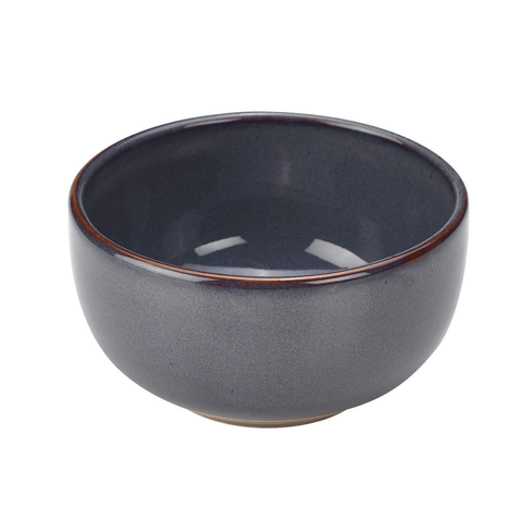 Terra Stoneware Rustic Blue Round Bowl 12.5cm