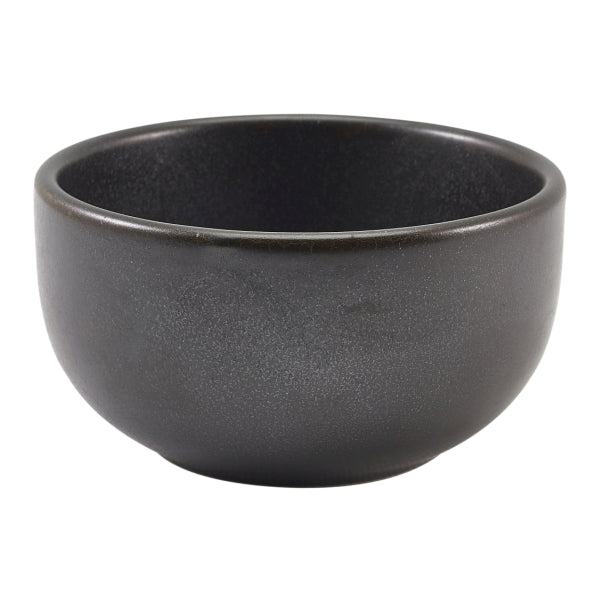 Terra Porcelain Black Round Bowl 11.5cm 6pk