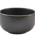 Terra Porcelain Black Round Bowl 12.5cm 6pk