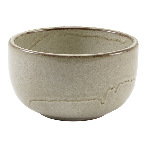 Terra Porcelain Grey Round Bowl 12.5cm 6pk