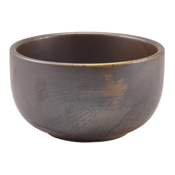 Terra Porcelain Rustic Copper Round Bowl 11.5cm 6pk