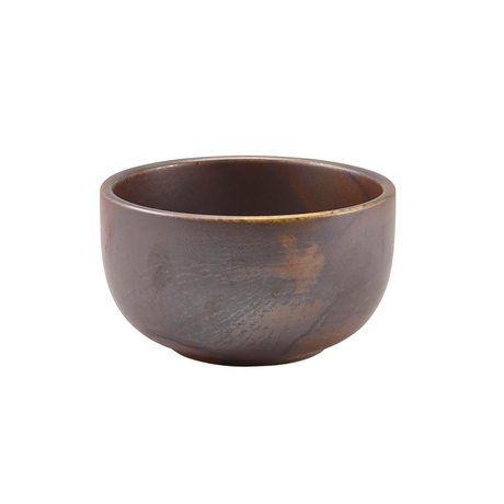 Terra Porcelain Rustic Copper Round Bowl 12.5cm
