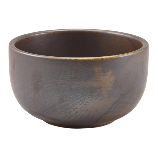 Terra Porcelain Rustic Copper Round Bowl 12.5cm 6pk