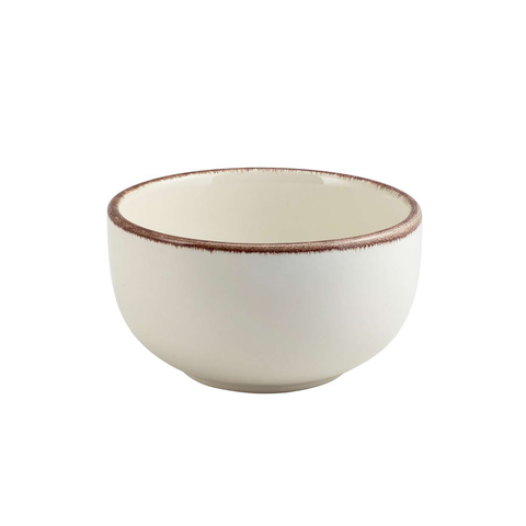 Terra Stoneware Sereno Brown Round Bowl 12.5cm