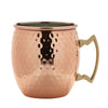 Barrel Copper Mug 40cl/14oz Hammered