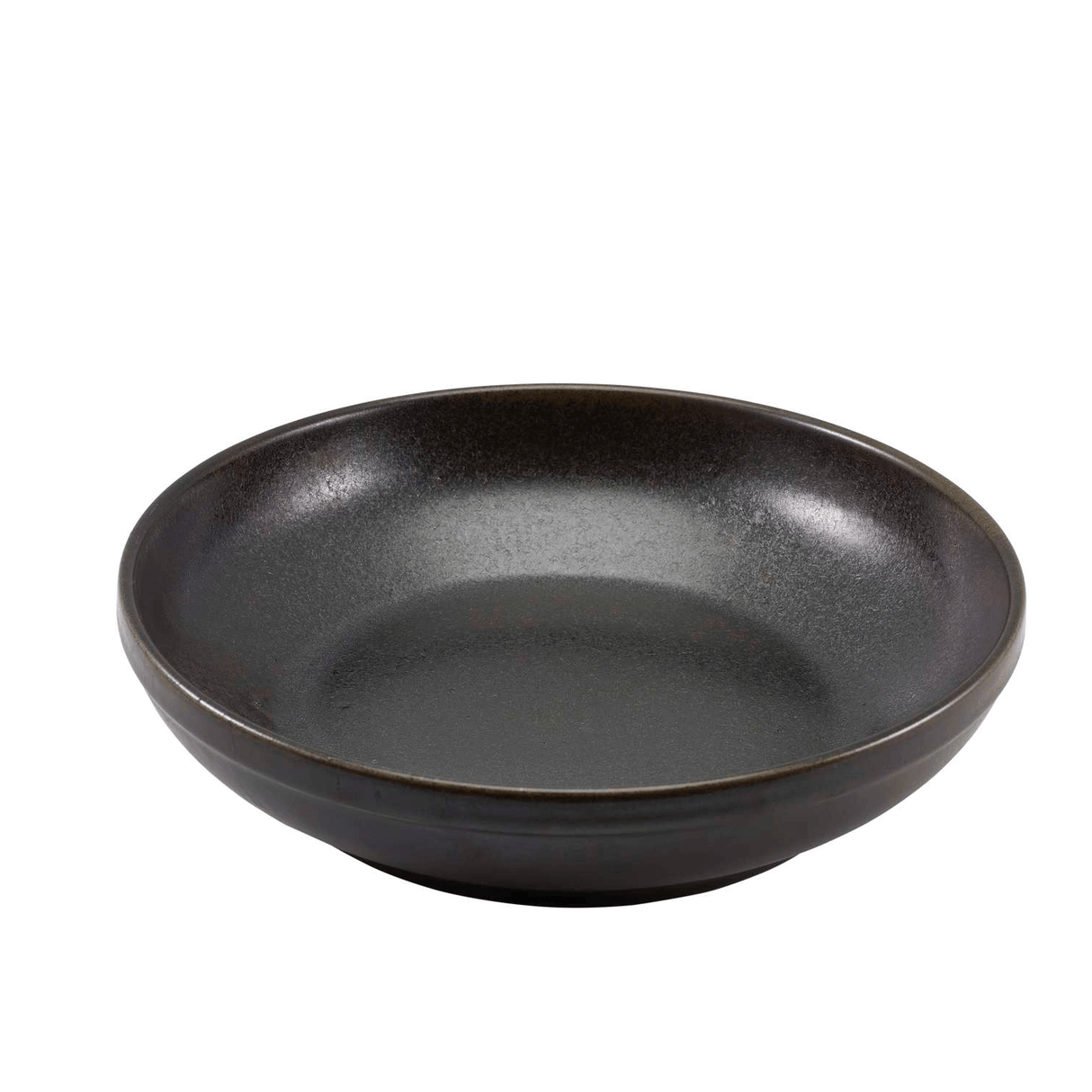 Terra Porcelain Black Coupe Bowl 27.5cm