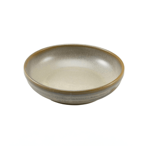 Terra Porcelain Matt Grey Coupe Bowl 23cm