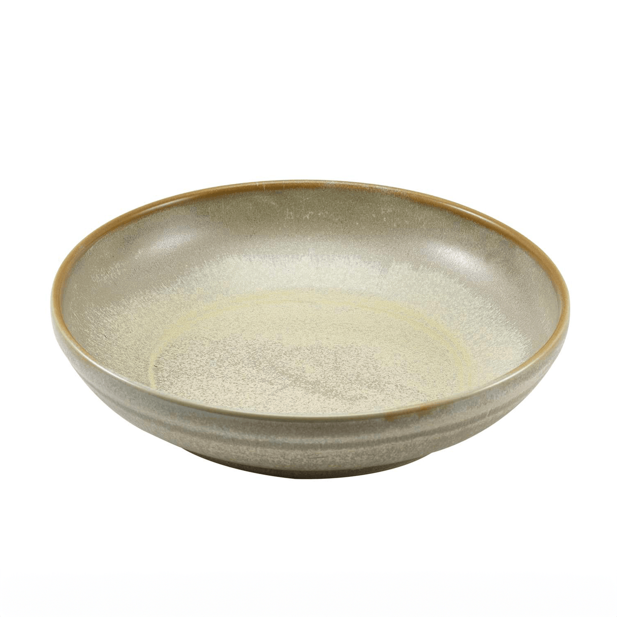 Terra Porcelain Matt Grey Coupe Bowl 27.5cm