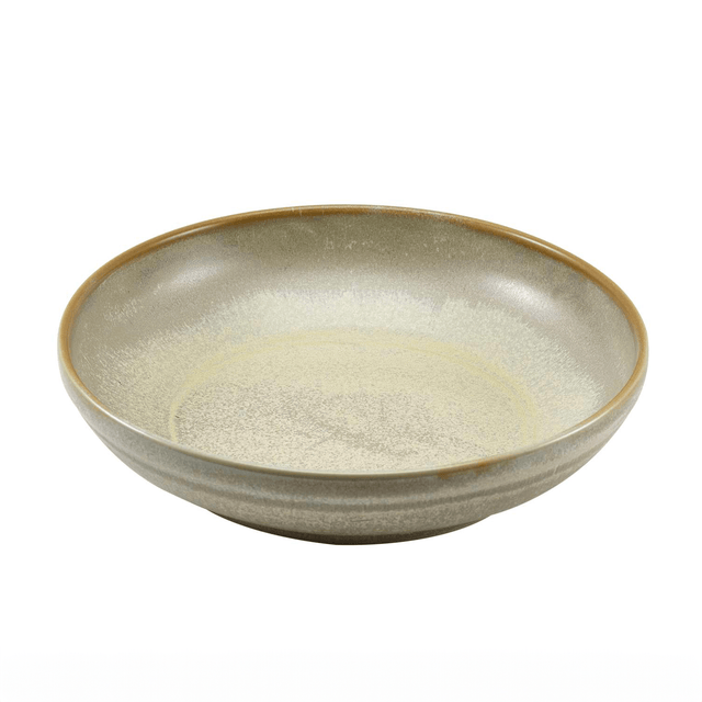 Terra Porcelain Matt Grey Coupe Bowl 27.5cm