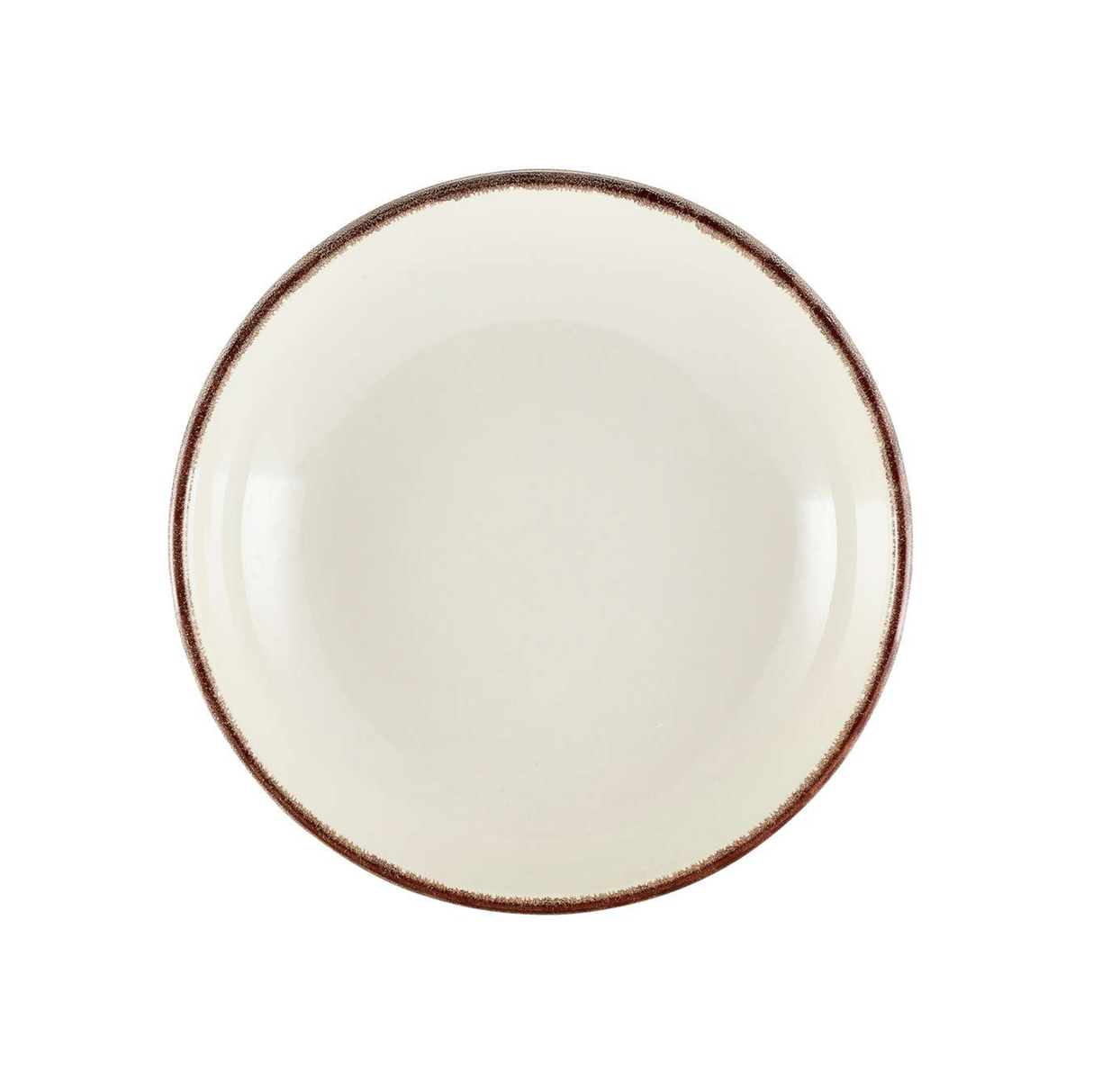 Terra Stoneware Sereno Brown Coupe Bowl 23cm