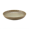 Terra Porcelain Matt Grey Scalloped Coupe Bowl 25.4cm