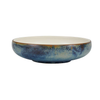 Terra Porcelain Aqua Blue Two Tone Coupe Bowl 20.5cm