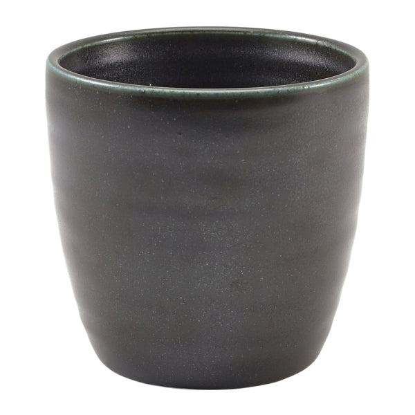 Terra Porcelain Black Chip Cup 32cl/11.25oz 6pk