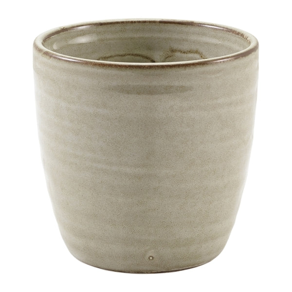 Terra Porcelain Grey Chip Cup 32cl/11.25oz 6pk