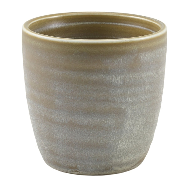 Terra Porcelain Matt Grey Chip Cup 32cl/11.25oz 6pk