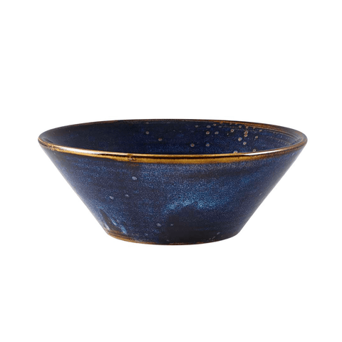 Terra Porcelain Aqua Blue Conical Bowl 16cm