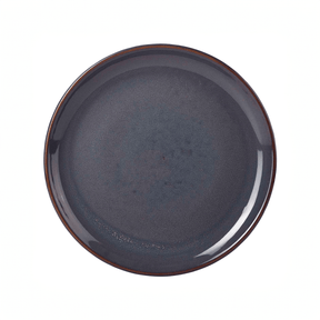 Terra Stoneware Rustic Blue Coupe Plate 19cm
