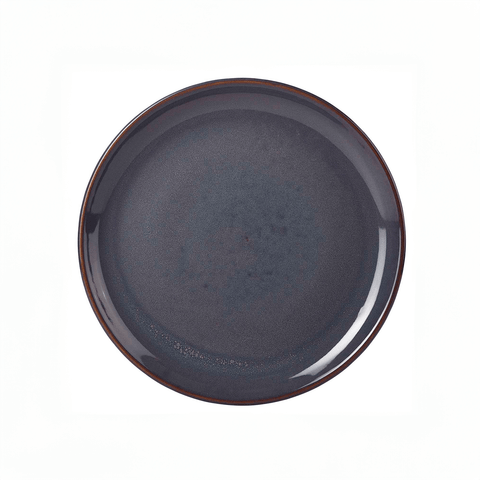 Terra Stoneware Rustic Blue Coupe Plate 27.5cm