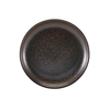 Terra Porcelain Black Coupe Plate 24cm