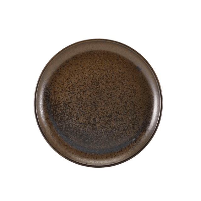 Terra Porcelain Black Coupe Plate 27.5cm