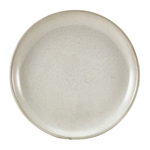 Terra Porcelain Grey Coupe Plate 19cm 6pk