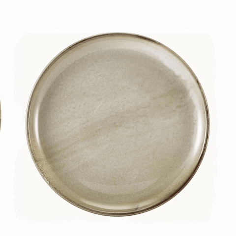 Terra Porcelain Grey Coupe Plate 30.5cm