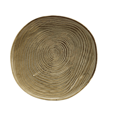 Terra Porcelain Grey Organic Plate 28.5cm