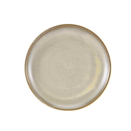 Terra Porcelain Matt Grey Coupe Plate 24cm