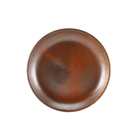 Terra Porcelain Rustic Copper Coupe Plate 19cm