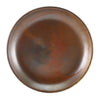 Terra Porcelain Rustic Copper Coupe Plate 24cm 6pk