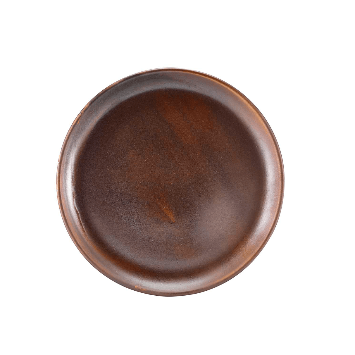 Terra Porcelain Rustic Copper Coupe Plate 27.5cm